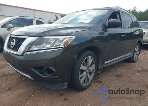 2015 Nissan Pathfinder Platinum из США, поврежденный, VIN 5N1AR2MN7FC682938